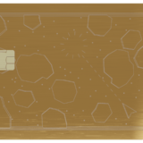 Metal Bank Card – Asteroids