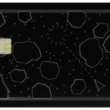 Metal Bank Card – Asteroids