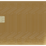 Metal Bank Card – Art Deco 1