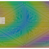 Metal Bank Card – Art Deco 3