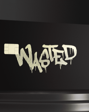 Metal Bank Card – WASTED