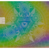 Metal Bank Card – Psychedelic 1