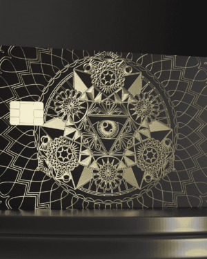 Metal Bank Card – Psychedelic 1