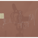 Metal Bank Card – Barcelona Cityscape