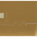 Metal Bank Card – Paris Skyline