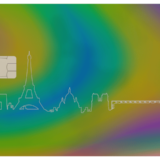 Metal Bank Card – Paris Skyline