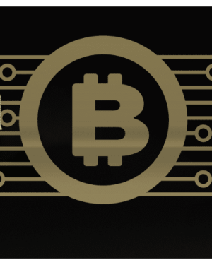 Metal Bank Card – Bitcoin Patterned