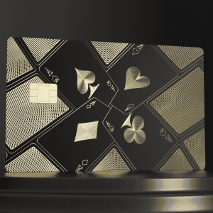 Metal Bank Card - Ace of Spades