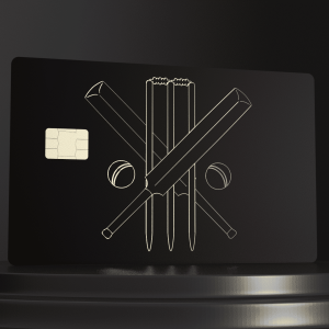 Metal Bank Card - Cricket