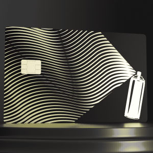 Metal Bank Card - Spray that Can