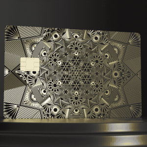 Metal Bank Card - Psychedelic 2