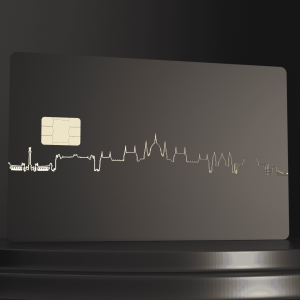 Metal Bank Card - Budapest Cityscape