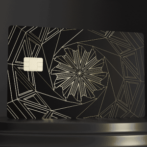 Metal Bank Card - Abstract 1