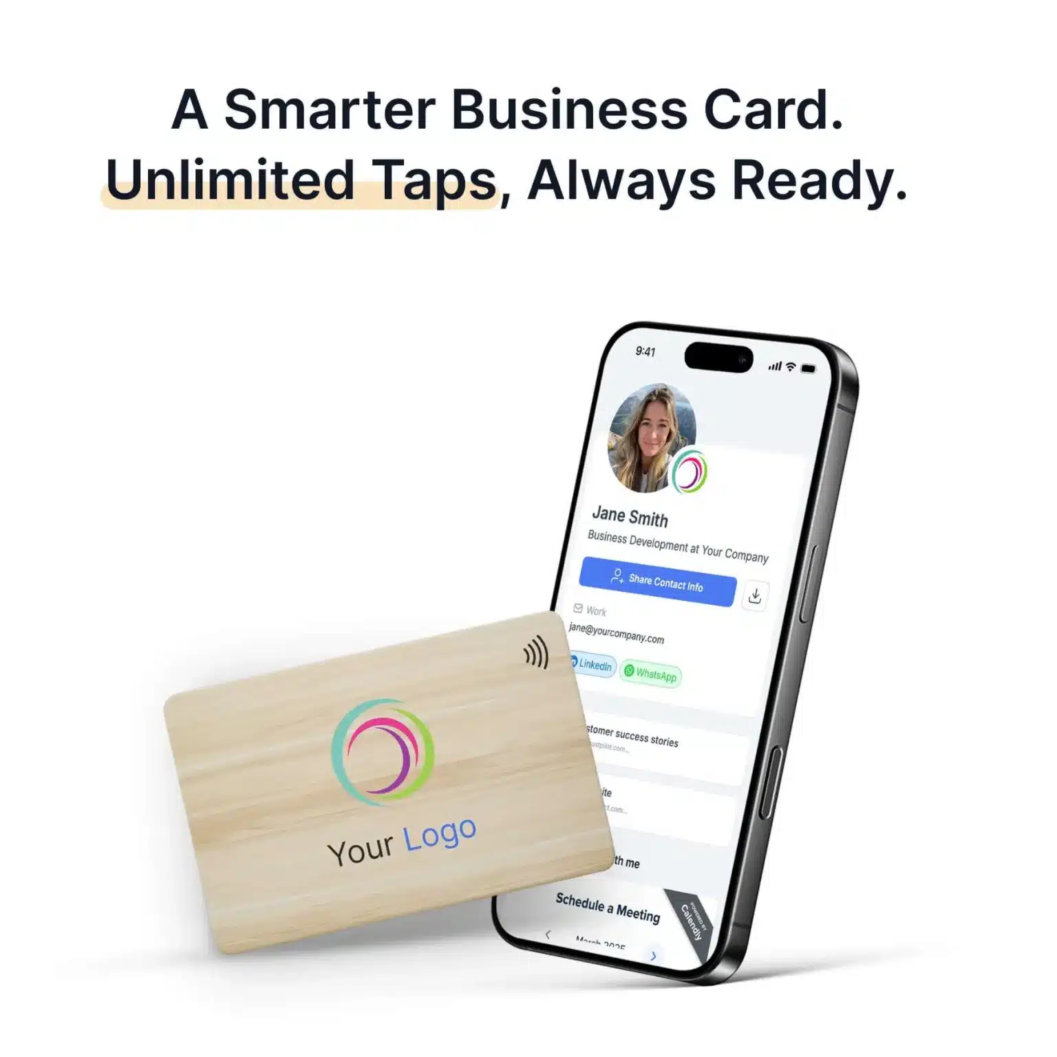 Bamboo NFC Business Card - Image 3